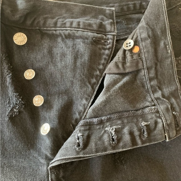 Agolde Criss Cross Straight Jeans Feverish - Picture 5 of 12